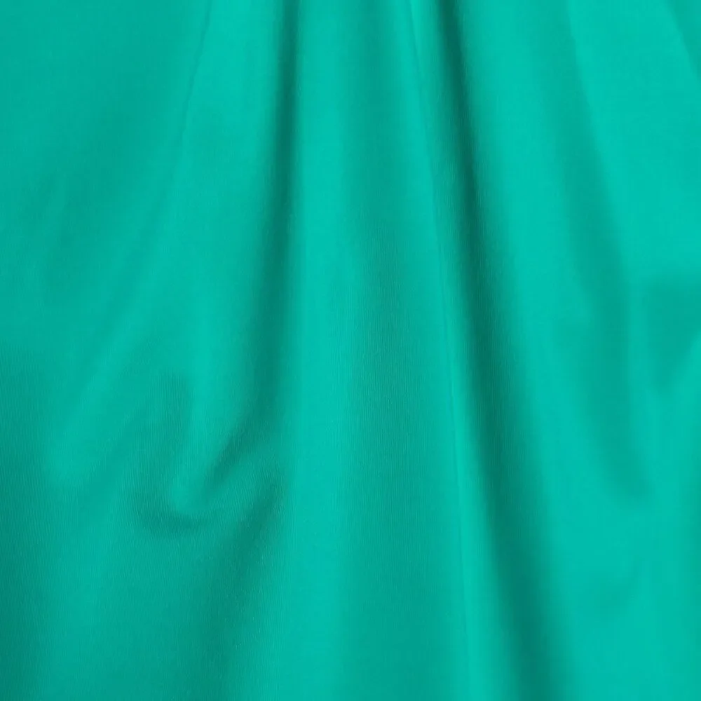 Athleta Kiki Swim Dress Aqua Built-In Bra Key Hole Neck Sport
